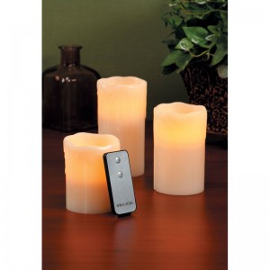 Charlton Home 4 Piece Led Unscented Flameless Candle DEIC1658
